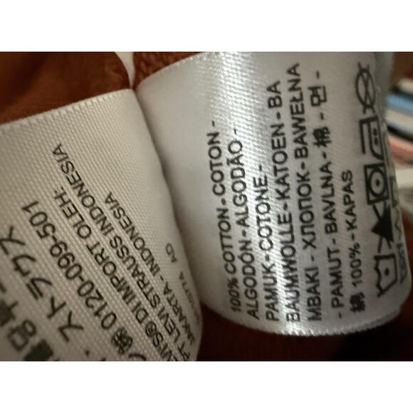 Levi's Pants Mens Small Orange Gold Tab Sweatpants Big Sur Monterey County - Picture 8 of 8